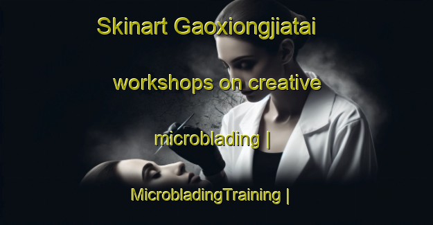 Skinart Gaoxiongjiatai workshops on creative microblading | MicrobladingTraining | MicrobladingClasses | SkinartTraining-China
